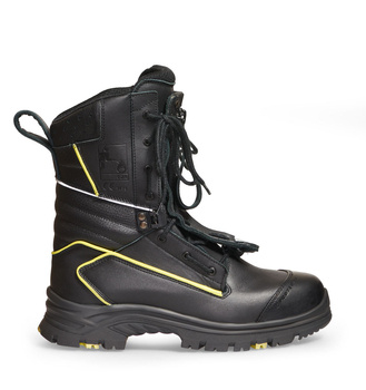 Firefighting Shoes with Membrane FALCON 835 Protektor Black-Yellow F2A