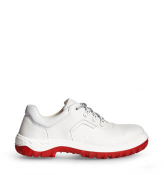 Occupational Shoes BASIC 367 Abeba White Red Sole O2