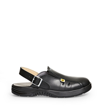 Safety Clogs X-LIGHT 042 Abeba Black SB ESD