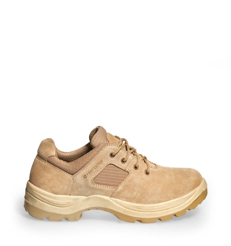 Taktische Halbschuhe CROSS LOW 124U Grom Beige Veloursleder