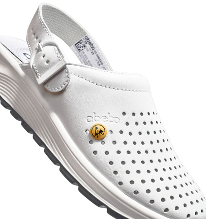 Occupational Clogs RUBBER 2.0 300 Abeba White OB ESD