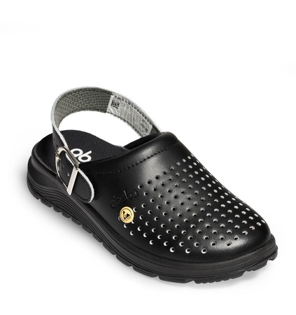 Berufsschuhe Clog RUBBER 2.0 310 Abeba Schwarz OB ESD