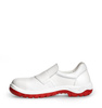 Sicherheitshalbschuhe BASIC 171 Abeba Weiß Rote Sohle S2