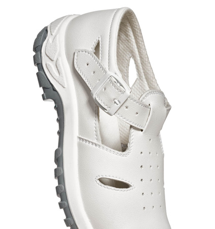 Occupational Sandals BASIC 290 Abeba White Gray Sole O1