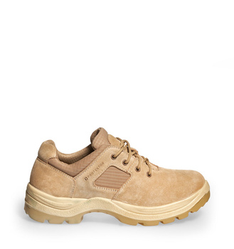 Taktische Halbschuhe CROSS LOW 124U Grom Beige Veloursleder