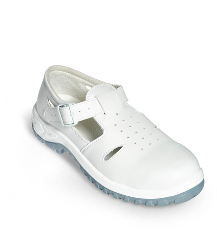 Occupational Sandals BASIC 290 Abeba White Gray Sole O1