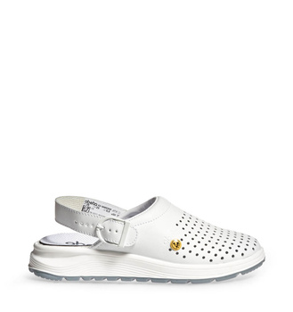 Berufsschuhe Clog RUBBER 2.0 300 Abeba Weiß OB ESD