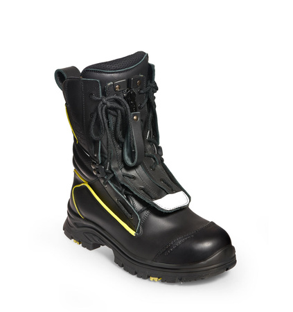 Firefighting Shoes with Membrane FALCON 835 Protektor Black-Yellow F2A