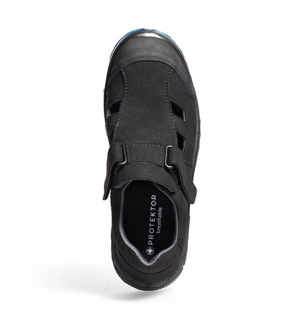 Sandals BASIC 431 Black Blue Sole S1P