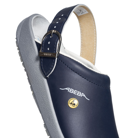 Medical Clog RUBBER 250 Abeba Blue OB ESD
