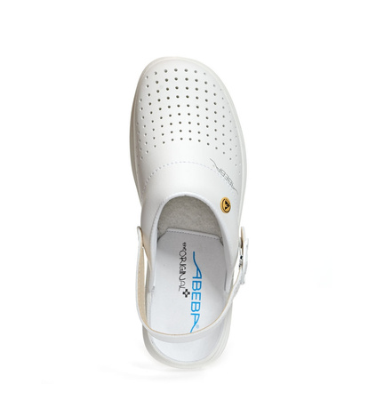 Medizinische Clog THE ORIGINAL PLUS 37520 Abeba Wieß OB ESD