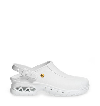 Medizinische Clog AUTOCLAV 9600 Abeba Weiß OB ESD
