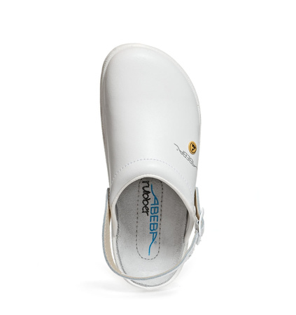 Medical Clog RUBBER 200 Abeba White OB ESD