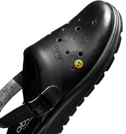 Occupational Clogs EASY 2.0 631 Abeba Black OB ESD