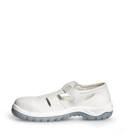 Occupational Sandals BASIC 290 Abeba White Gray Sole O1