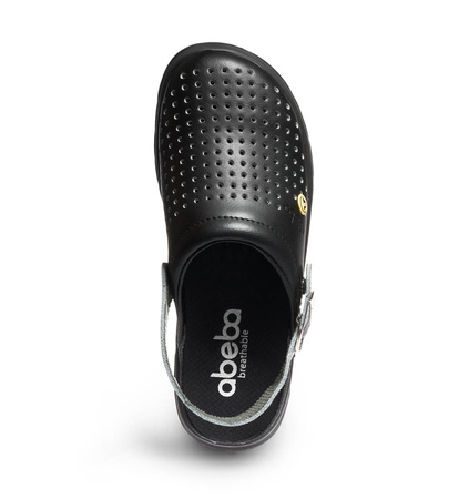 Occupational Clogs RUBBER 2.0 310 Abeba Black OB ESD
