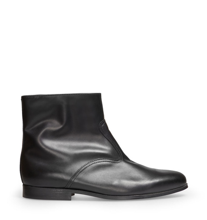 Leather Ankle Boots OFFICER 560 Protektor Black