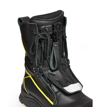 Firefighting Shoes with Membrane FALCON 835 Protektor Black-Yellow F2A